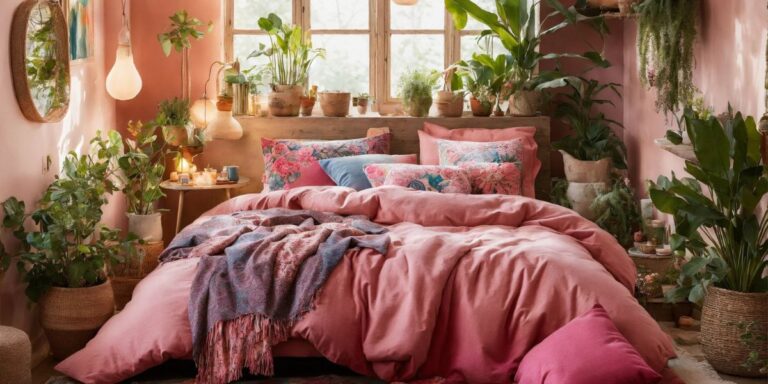 Boho Room Ideas – Pink Bedroom